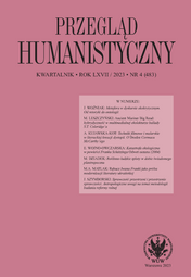 Przegląd Humanistyczny 2023/4 (483) (PDF)