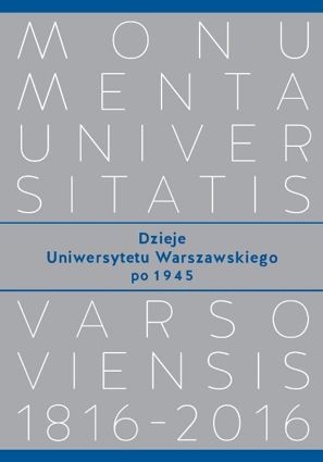 Dzieje Uniwersytetu Warszawskiego po 1945 – EBOOK