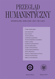 Przegląd Humanistyczny 2019/2 (465) – PDF