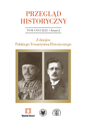 Przegląd Historyczny 2025/2. Z dziejów Polskiego Towarzystwa Historycznego (EBOOK)