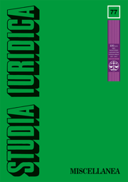 Studia Iuridica, nr 77. Miscellanea (PDF)