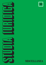 Studia Iuridica, nr 68. Miscellanea (PDF)