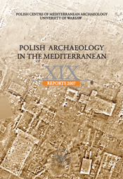 Polish Archaeology in the Mediterranean 19. Reports 2007 (PDF)