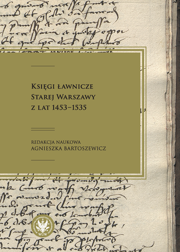 Księgi ławnicze Starej Warszawy z lat 1453-1535, wyd. 2