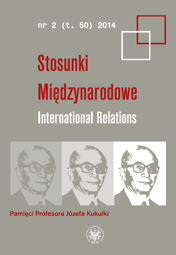 Stosunki międzynarodowe. International Relations 2014/2 (50) – PDF