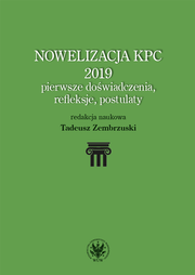 Nowelizacja KPC 2019 – pierwsze doświadczenia, refleksje i postulaty