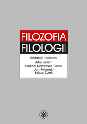 Filozofia filologii (EBOOK)