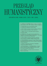 Przegląd Humanistyczny 2025/1 (488) (PDF)