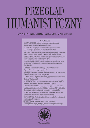 Przegląd Humanistyczny 2025/2 (489)
