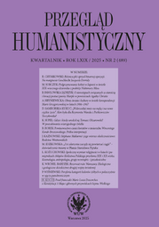 Przegląd Humanistyczny 2025/2 (489)