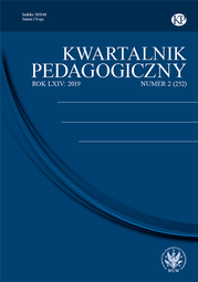 Kwartalnik Pedagogiczny 2019/2 (252) (PDF)