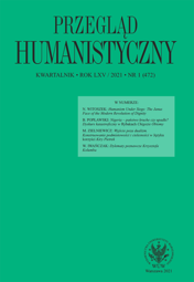 Przegląd Humanistyczny 2021/1 (472) (PDF)
