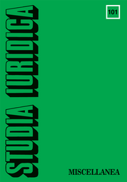 Studia Iuridica, nr 101. Miscellanea (PDF)