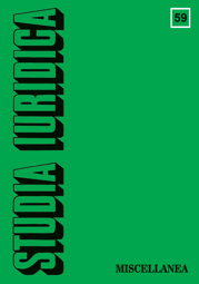 Studia Iuridica nr 59. Miscellanea (PDF)