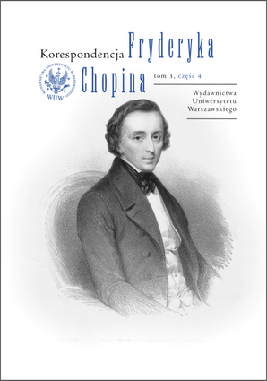 Korespondencja Fryderyka Chopina. Tom 3, część 1–4. 1839–1849