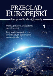Przegląd Europejski 2024/1 European Studies Quarterly (PDF)
