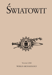 Światowit. Volume LXII. World Archaeology (PDF)