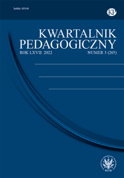 Kwartalnik Pedagogiczny 2022/3 (265) (PDF)