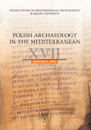 Polish Archaeology in the Mediterranean XVII. Reports 2005 (PDF)