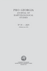 Pro Georgia. Journal of Kartvelological Studies 2025/35 (PDF)