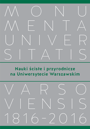 Nauki ścisłe i przyrodnicze na Uniwersytecie Warszawskim – EBOOK