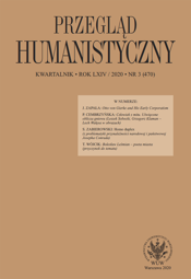 Przegląd Humanistyczny 2020/3 (470) (PDF)