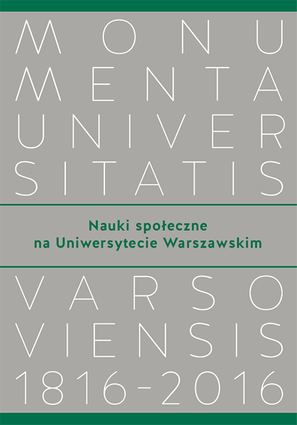 Nauki społeczne na Uniwersytecie Warszawskim – PDF
