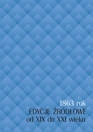 1863 rok – edycje źródłowe od XIX do XXI wieku (EBOOK)