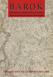 Barok. Historia – Literatura – Sztuka XXIX–XXX (57–60/2022-2023) 2024 (EBOOK)