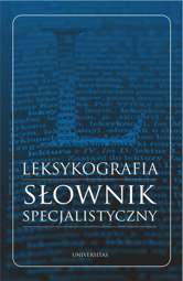 Leksykografia - słownik specjalistyczny - pdf