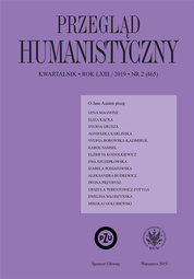 Przegląd Humanistyczny 2019/2 (465)