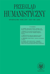 Przegląd Humanistyczny 2020/1 (468) – PDF