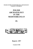 Polish Archaeology in the Mediterranean 09. Reports 1997 – PDF